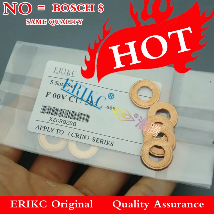 F00VC17503 (F00V C17 503) ERIKC CR инъектор медное кольцо дизельный инжектор тепловой щит