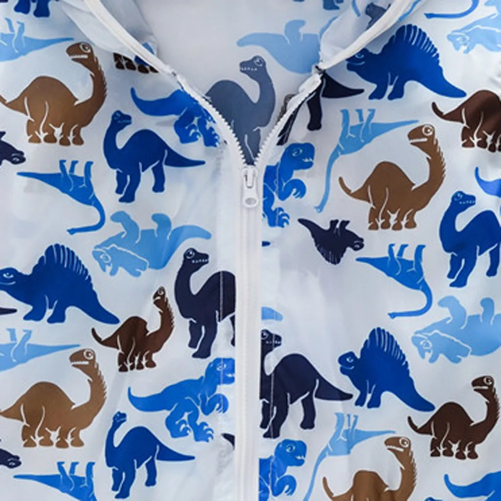 Куртка с капюшоном для маленьких девочек и мальчиков Солнцезащитная детская