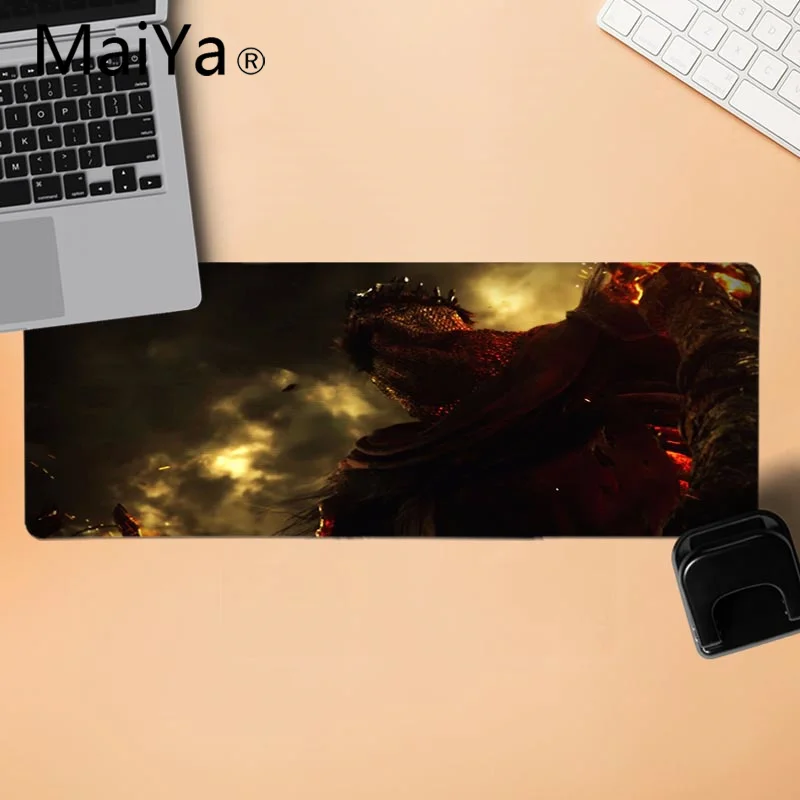 MaiYa мальчик Подарочный коврик dark souls крутой популярный игровой большой коврик для мыши ПК компьютерный коврик геймер скорость мыши розничная маленький резиновый коврик для мыши - Цвет: LockEdge 30X90cm