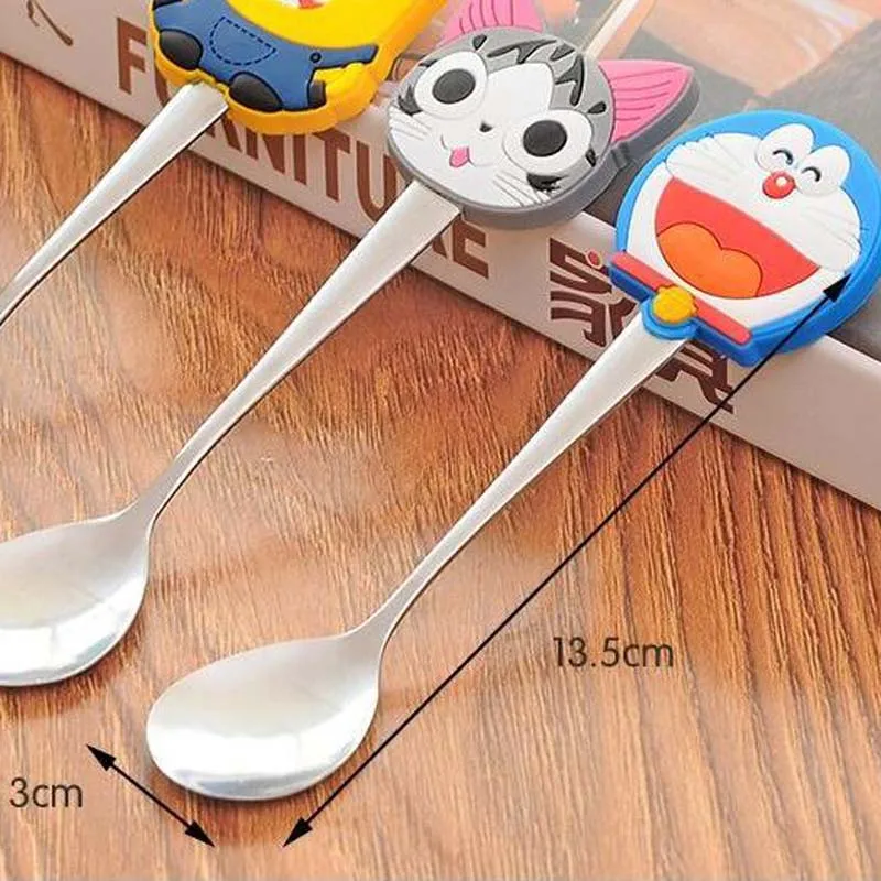 1 шт. кофейная ложка из нержавеющей стали Мультяшные ложки кошка уникальные