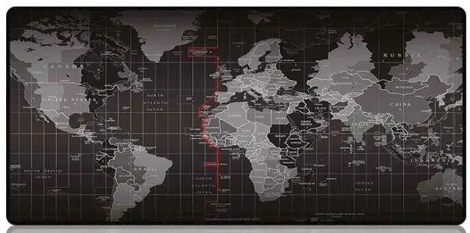 700x300x2mm Dhl ИЛИ ems 100 шт. большой размер карта мира скоростной Коврик для компьютерной мыши коврик компьютерная игровая коврик для мыши запирающийся край коврик для стола - Цвет: 700x300x2mm