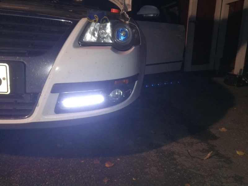 Автомобильные светодиодные дневные ходовые огни для Volkswagen VW Passat B6 2005 2006 2007 2008 2009