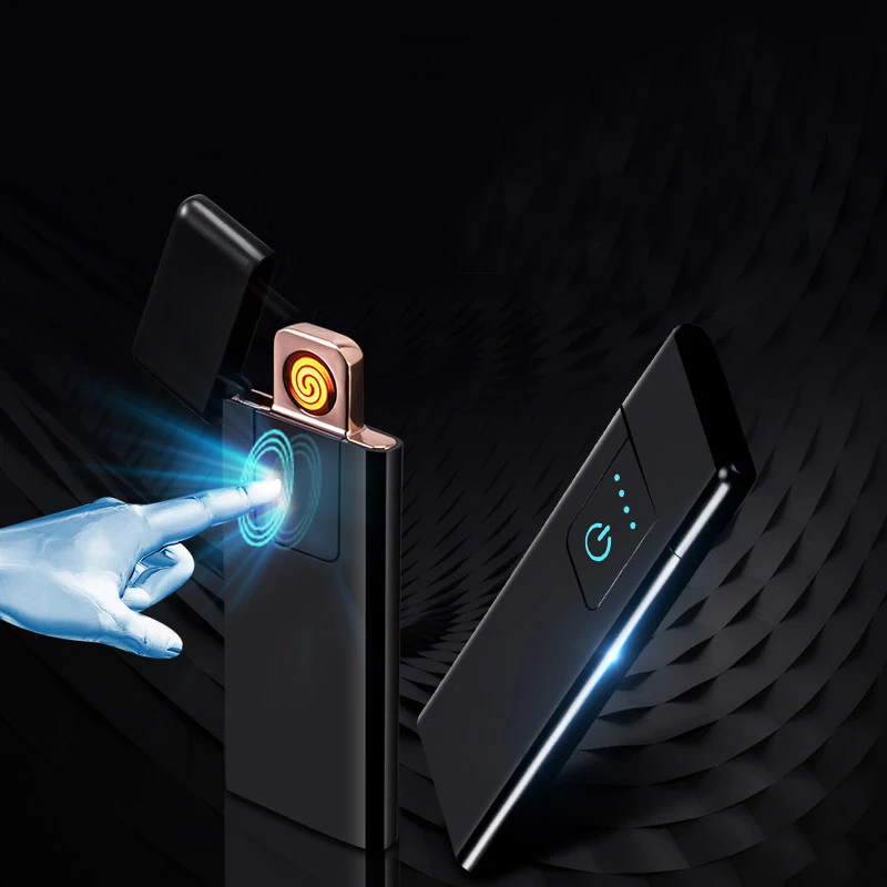 LG010 креативная индукция отпечатков пальцев USB металлическая зарядка