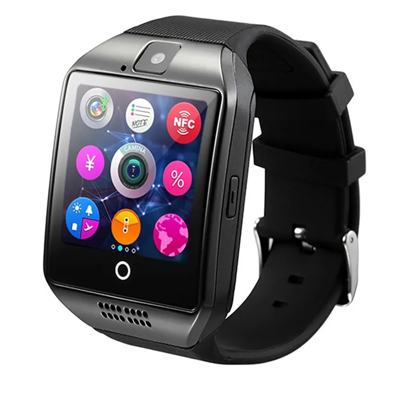 Bluetooth Q18 Smart Watch With Camera Facebook Whatsapp Twitter Sync SMS Smartwatch Support SIM TF Card For IOS Android Phone |