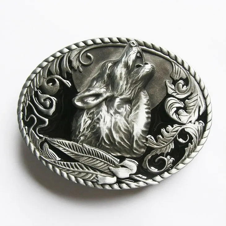 

New Vintage Wolf Horse Western Wildlife Belt Buckle Gurtelschnalle Boucle de ceinture Mix Styles Choice Ship from US and CN