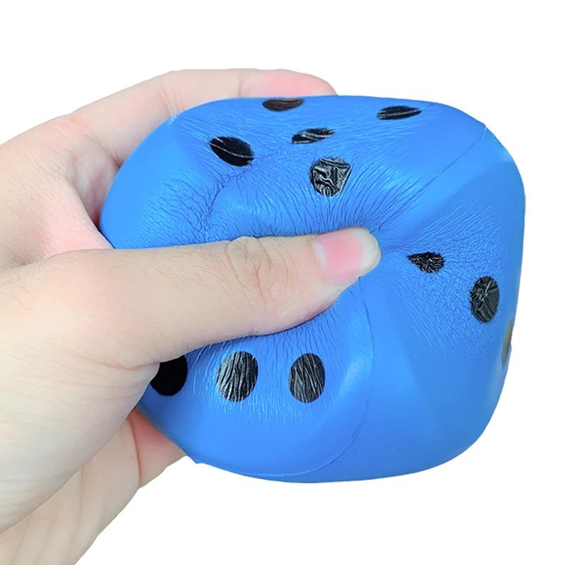 Jumbo Dice Squeeze Toys Soft Squishy Slow Rising Education Simulation Cream Scented Stress Relief Fun Xmas Gift Toy for Children | Игрушки и