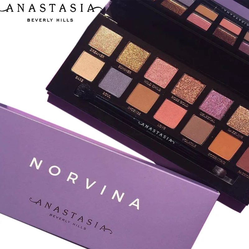 Палитра теней для век anastara Make Up NORVIN контурная пудра макияжа из Беверли лица
