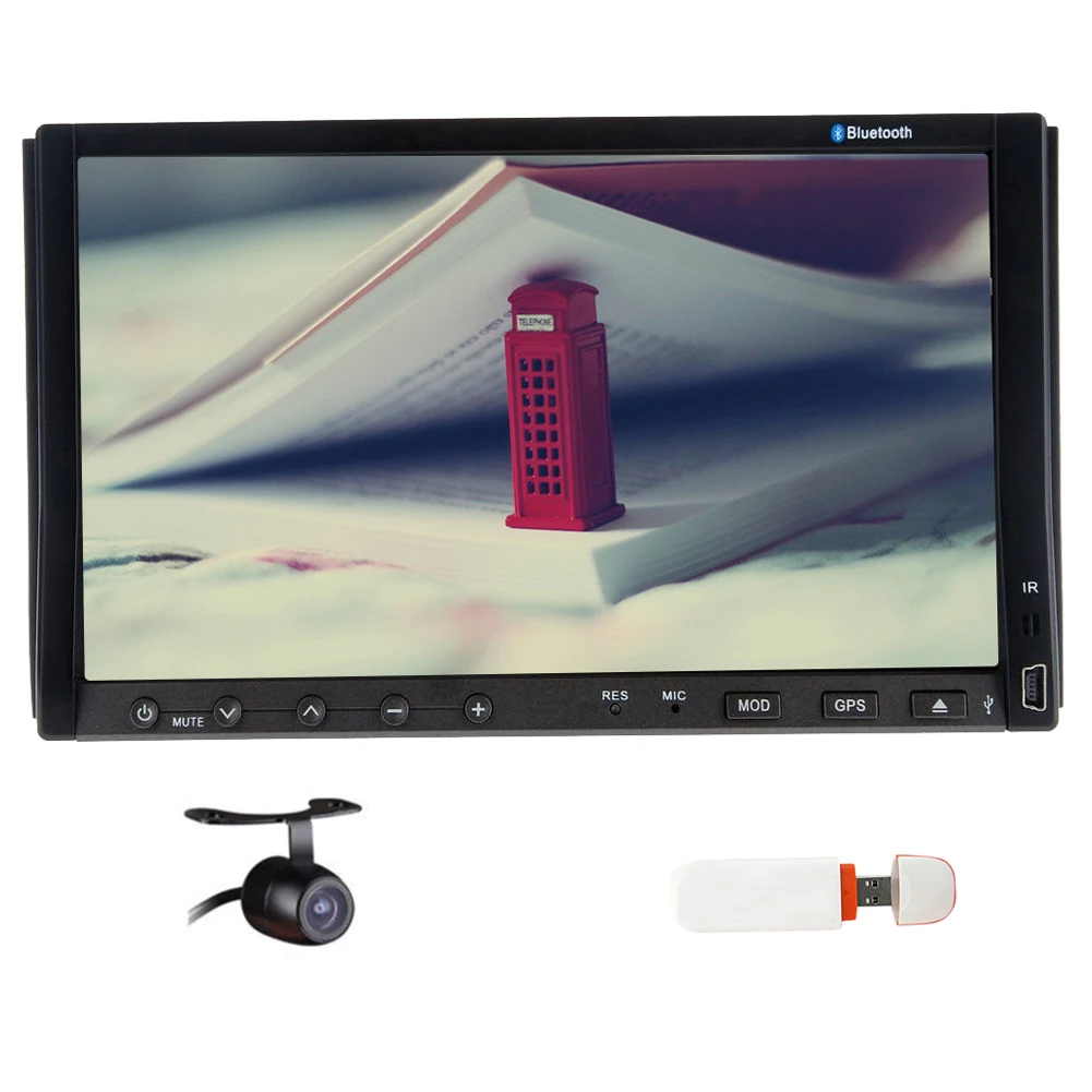 Авто MP4 PC gps радио MP5 универсальное головное устройство аксессуар FM Авторадио