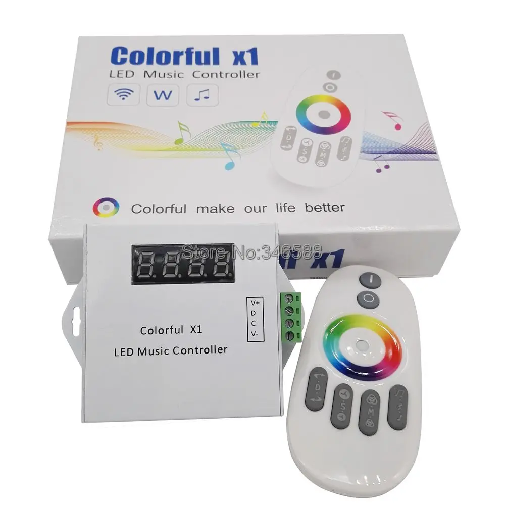DC5V 12В 24В 18А цветной X1 WS2811/WS2812B/6812/1903 Волшебный сон светодиодный контроллер 600