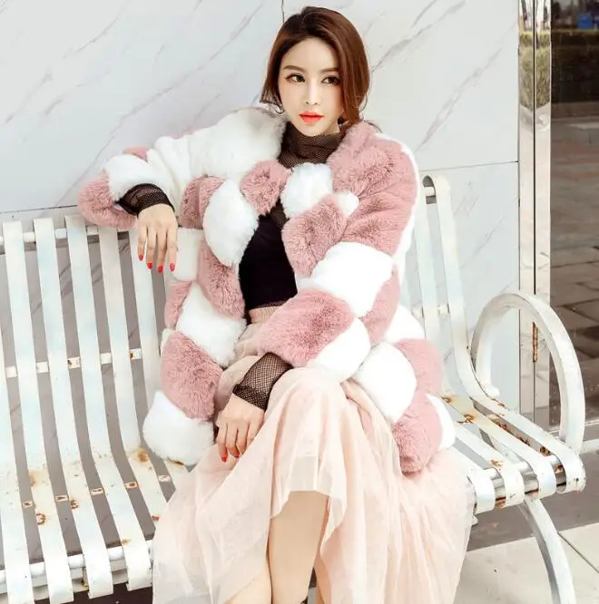 Шуба женская зимняя длинная из искусственного меха 2018|Куртки меха| |