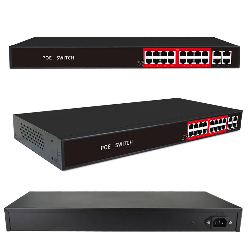 SSC 16 портов PoE переключатель питания через Ethernet коммутатор Профессиональный для