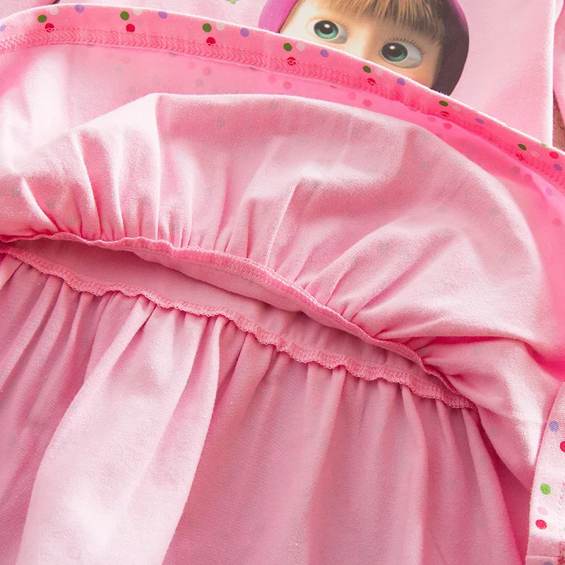 Dxton/платья для девочек детское платье с длинными рукавами героями мультфильмов