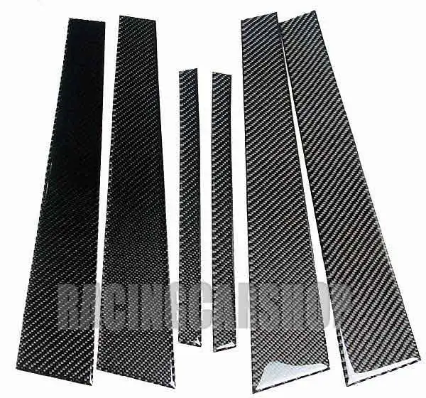 Панель дверного столба из настоящего углеродного волокна для BMW E46 3 SERIES 1997 2004