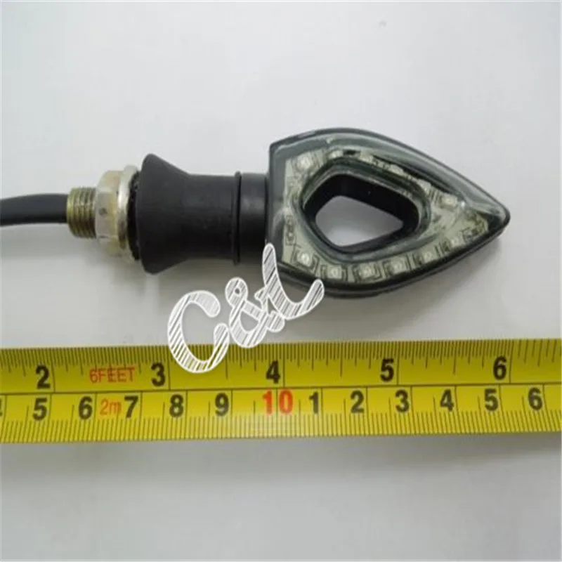 1 пара 12SMD LED нож в форме сердца полые мотоциклетные указатели поворота свет