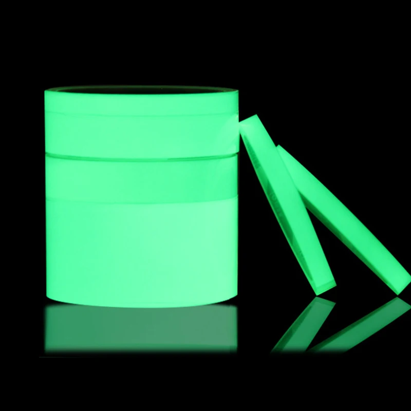 Светящаяся лента светится в темноте 10M безопасная сцена самоклеящиеся ленты для