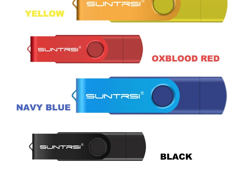 Suntrsi OTG флеш-накопитель 4 ГБ 8 ГБ для смартфона USB флеш-накопитель 16 ГБ 32 ГБ Флешка USB флешка для ПК реальная емкость 64 Гб