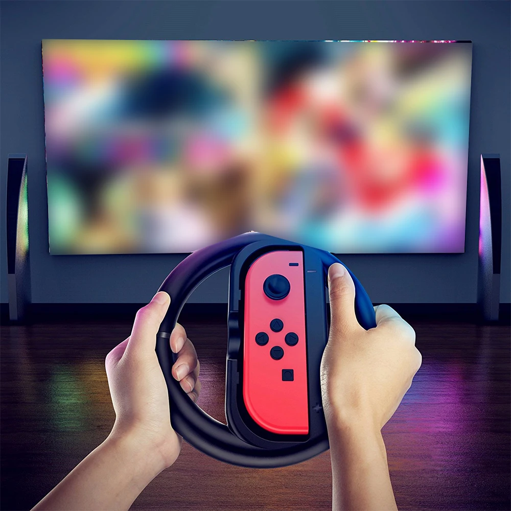 1 пара контроллеров для гоночных игр подставка на руль геймпад Nintendo Switch