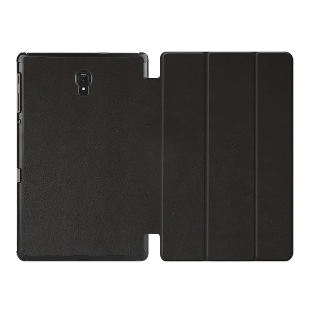 Black Чехол для планшета MTT для samsung Galaxy Tab A 10,5 дюймов, умный чехол с милой собачкой из искусственной кожи для samsung Tab A 10,5 '', чехол SM-T590 T595 - Цвет: Black