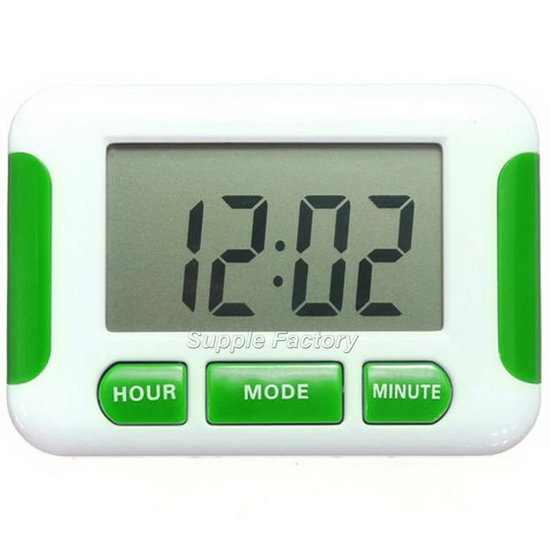 200 pcs Free DHL Alarm Clock 5 Groups Noisy Bell 12/24 Hours Countdown Multi Kitchen Home House Lab | Дом и сад