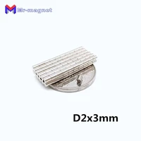 2000pcs 2 x 3 mm agnet permanent n35 d23mm 2x3 super strong powerful small round magnetic magnets disc dia 2x3