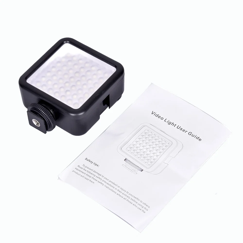 MEMTEQ Фирменная Новинка фотовспышка Mini Pro LED-49 видео свет 49 светодиодная вспышка для DSLR камеры видеокамеры DVR DV камера свет черный