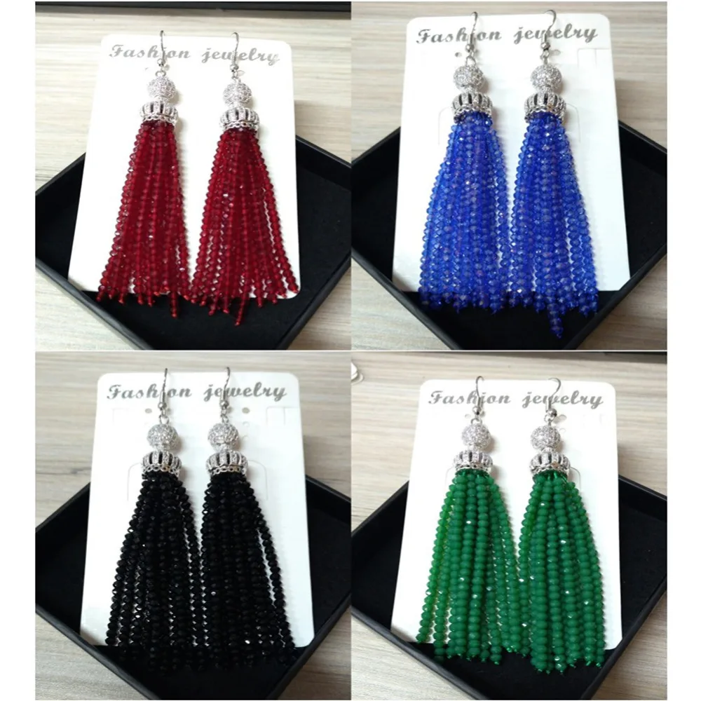 Женские серьги кисточки в богемном стиле|long dangle earrings|dangle earringsfashion earrings |