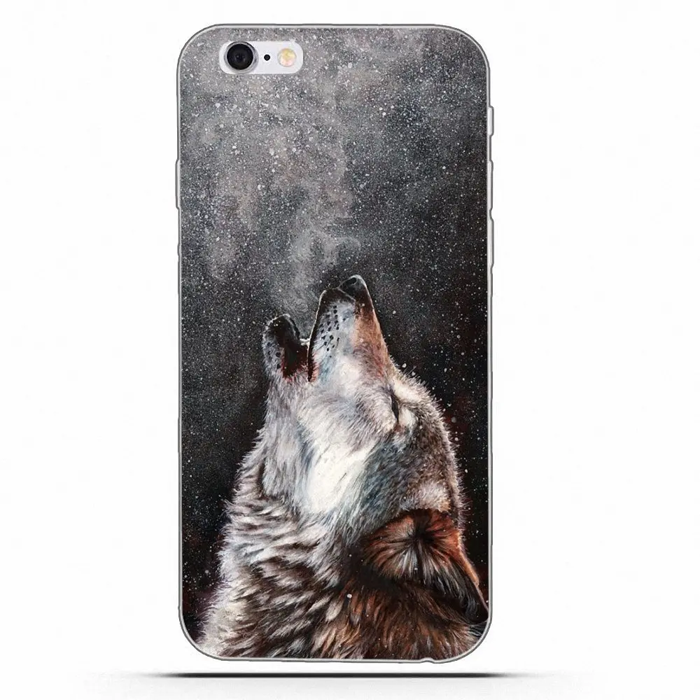 Wexoeq Wolf для Huawei Honor 4C 5A 5X 6A 6C 6X 7X 9 V8 V10 Mate 7 8 10 P9 P20 Pro Lite Play мягкая новая мода|Бамперы| |