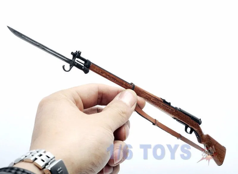Модель оружия японского солдата Второй мировой войны, масштаб 1/6, Arisaka Ti-Lite T8007, металлический 38 винтовочный пистолет, коллекция