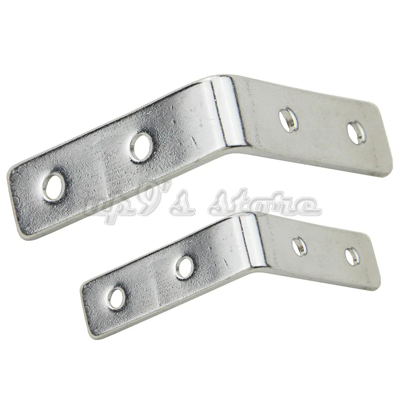 4 шт. прямоугольные петли из нержавеющей стали с отверстиями|hinges for glass door|hinge mateboat