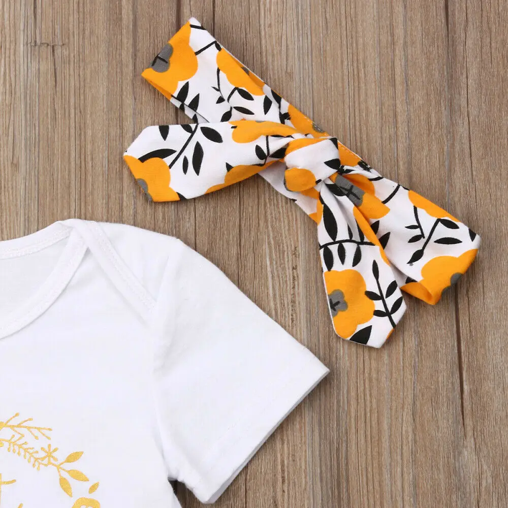 3 шт. Детский комбинезон с цветочным принтом | Мать и ребенок