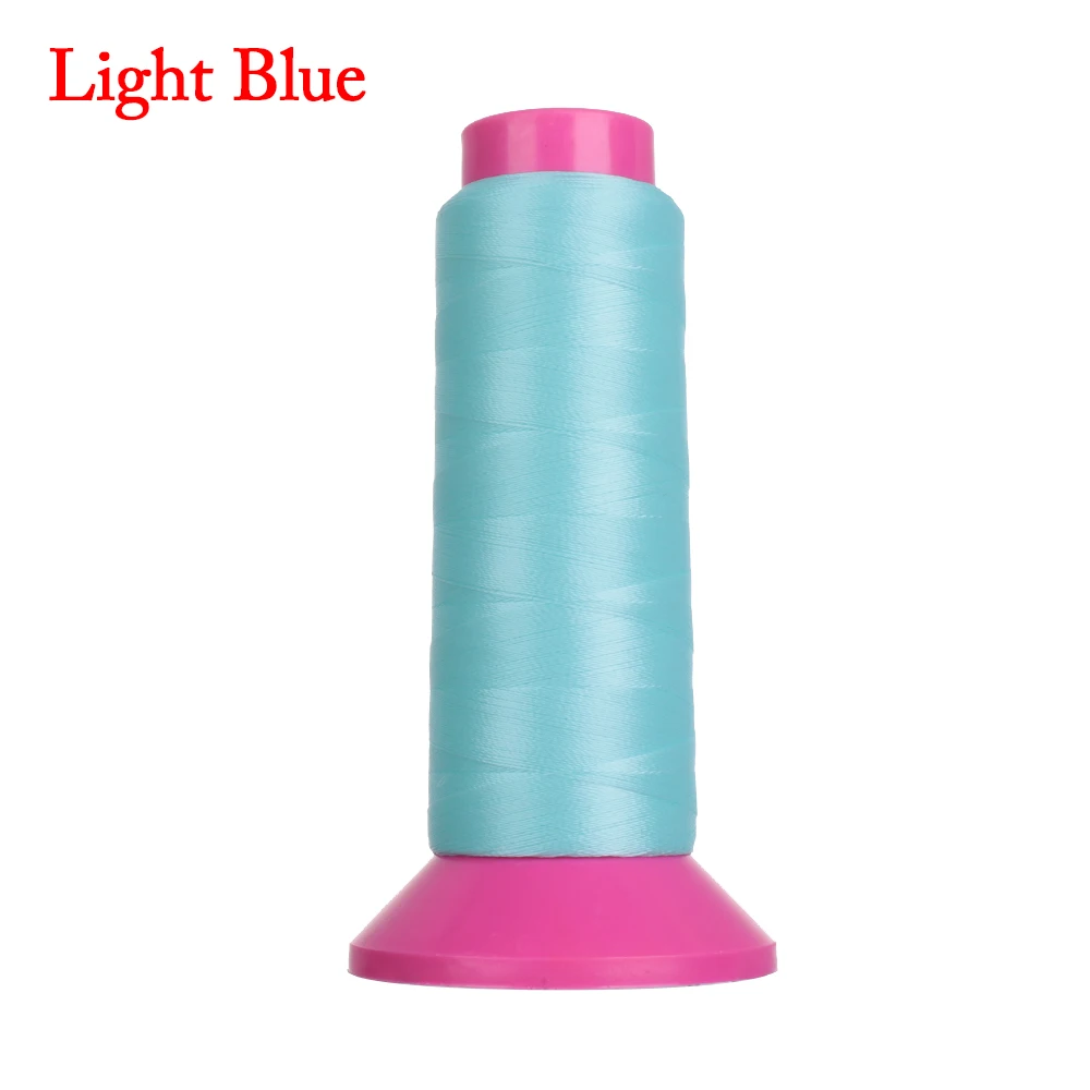 Light Blue 1000 ярдов ручная вышивка нить для шитья DIY ремесла катушка светится в темноте машина ручной работы светящаяся нить - Цвет: Light Blue