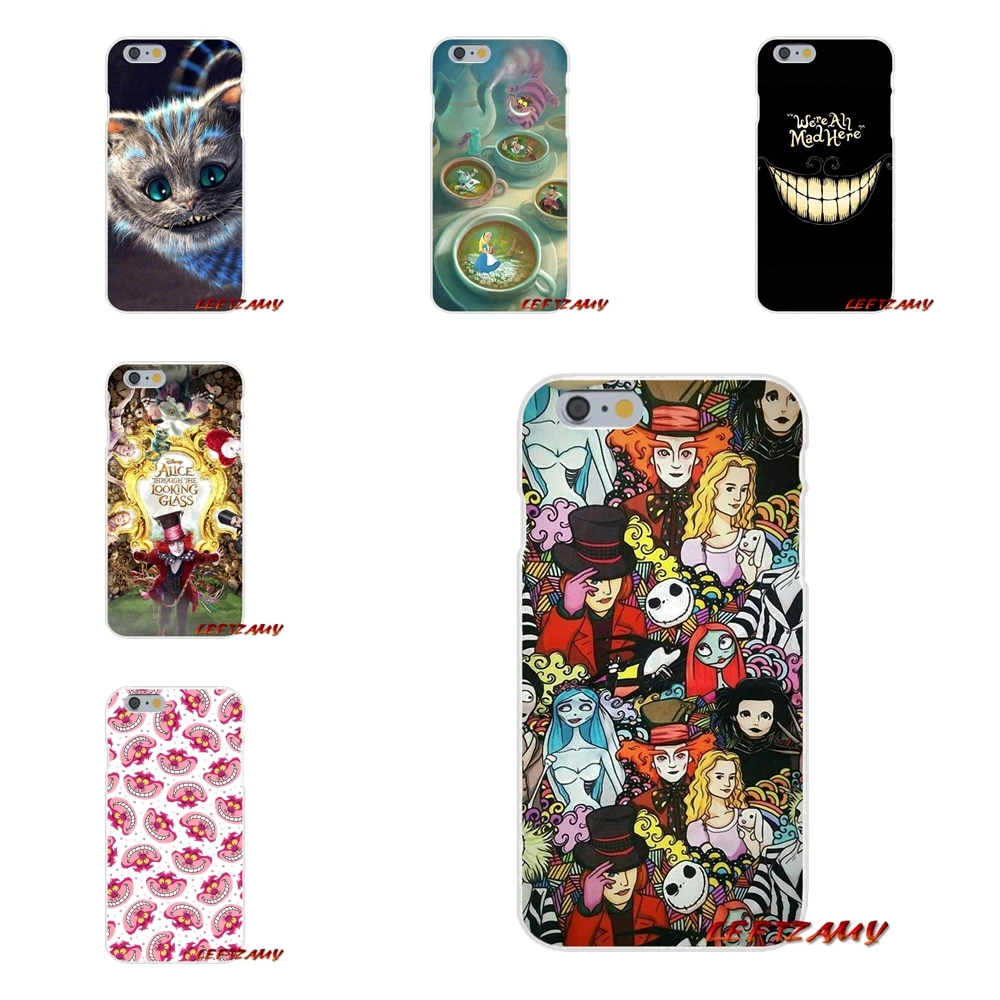 Чехлы для телефона Alice in Wonderland с изображением кота для Motorola Moto G LG Spirit G2 G3 Mini G4 G5 K4 K7 K8 K10 V10 V20 V30 on.