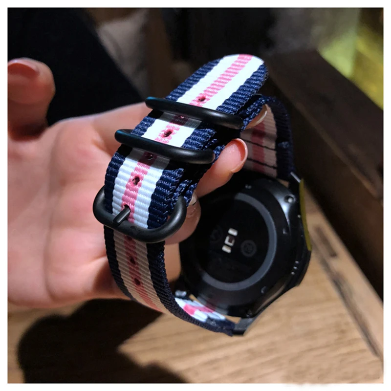 Для samsung gear sport S2 S3 Frontier классический ремешок для часов huami amazfit bip ремешок huawei GT 2 galaxy watch active 42 46 мм