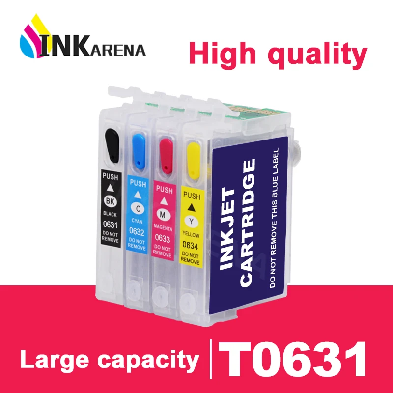 Чернильный картридж INKARENA T0631 для принтера Epson 0631 Stylus C67 C87 Plus CX3700 CX4100 CX4700 CX5700F CX7700 |