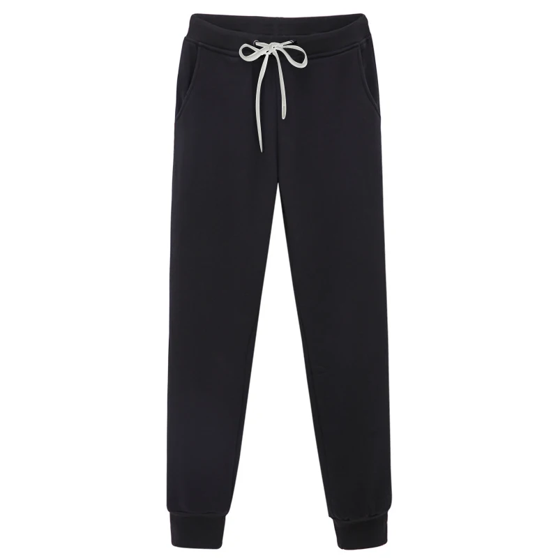 Long Pant XUANSHOW мода Спортивный костюм женский Осень зима одежда хлопок Длинный рукав Толстовки и длинные брюки Набор из двух частей S-XXL - Цвет: Long Pant