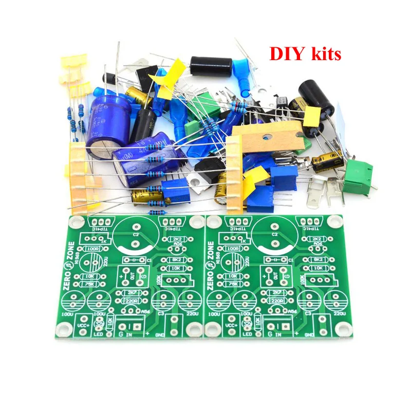 2 шт. классическая версия TIP41C jlh2835 класса двухканальный DC 12-24 В HiFi аудио усилитель DIY и собранная доска G2-001