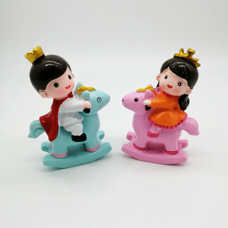 Принц и принцесса полимерная для торта Топпер украшения на день рождения