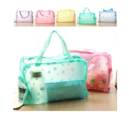 Бархатная женская косметичка с цветочным принтом модная дорожная сумка для