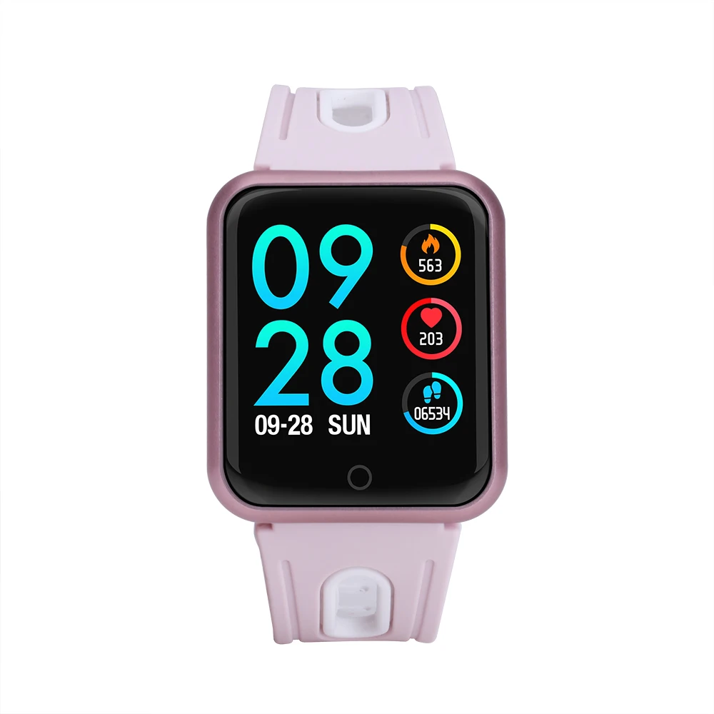 silica pink P68 спортивные Смарт-часы IP68 фитнес-трекер пульсометр кровяное давление умные часы для Android apple iPhone 6 7 - Цвет: silica pink