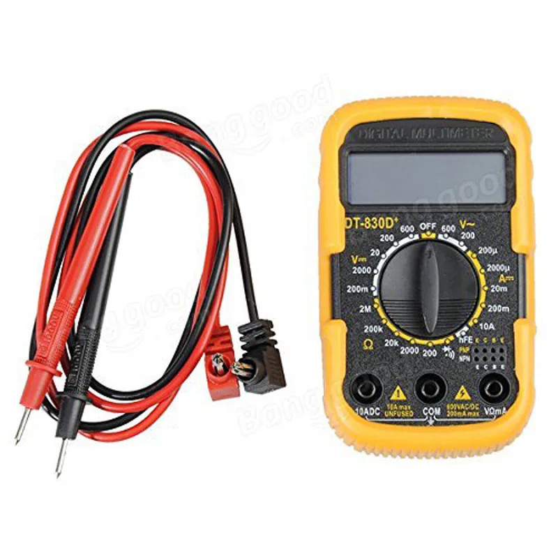 Diagauto DT 830D + Портативный 2 дюймовый мини цифровой мультиметр с батареей|multimeter