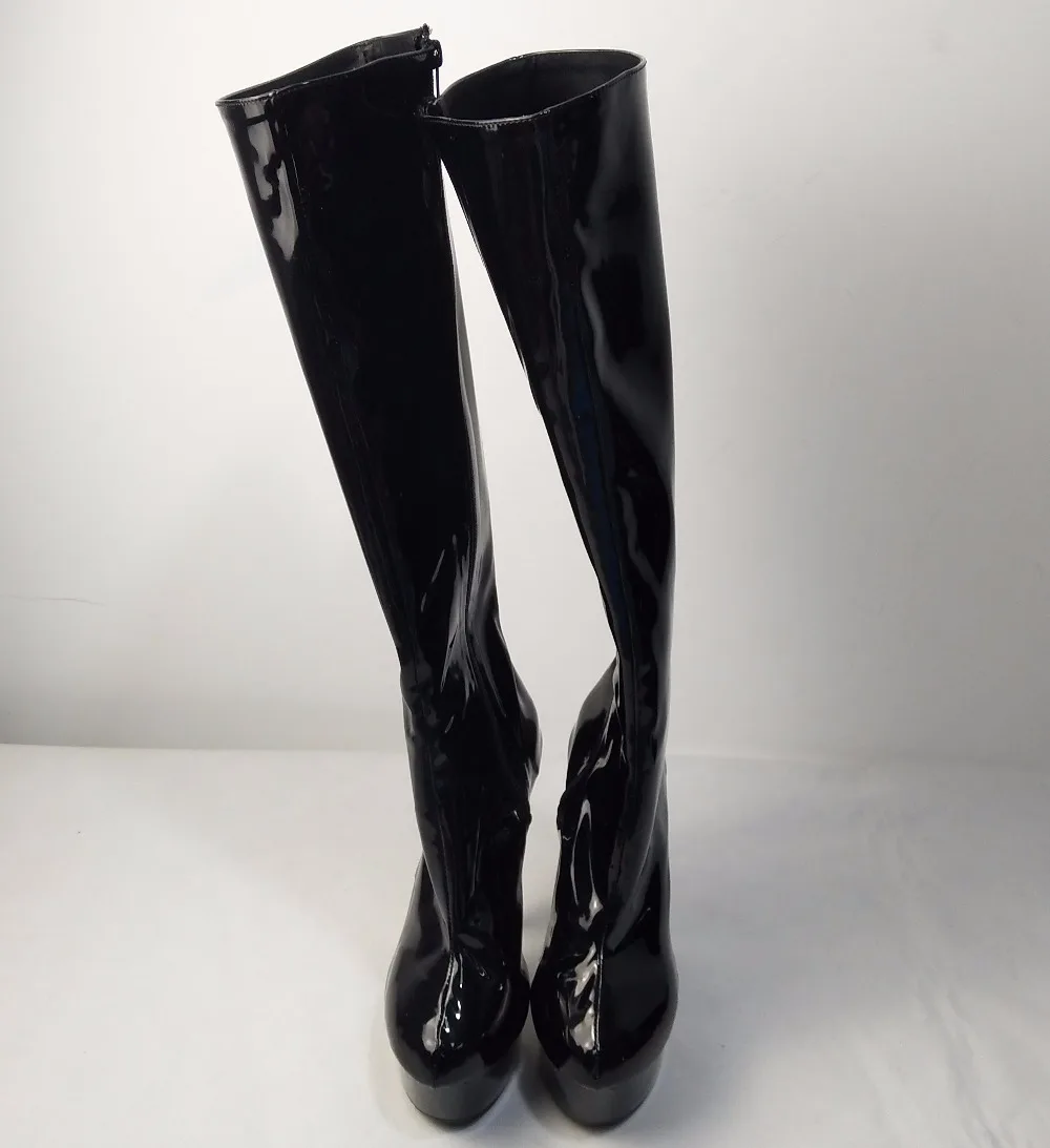 15 cm high boots sexy dynamic women shining nightclub shoes wear evening dance | Спорт и развлечения
