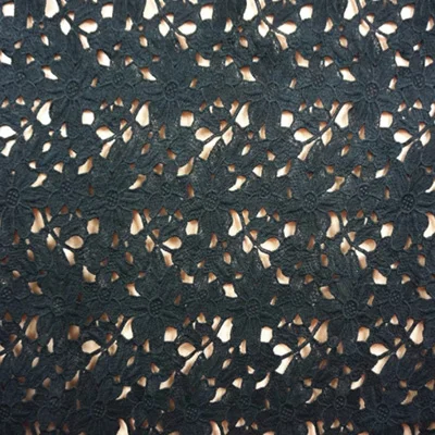 1PCS FOR 125X50CM Shuanshuo Водорастворимые Вышитые молочного шелка кружева свадебное платье ткань вышивка с сеткой кружевная ткань 125*50 см - Цвет: 1PCS FOR 125X50CM