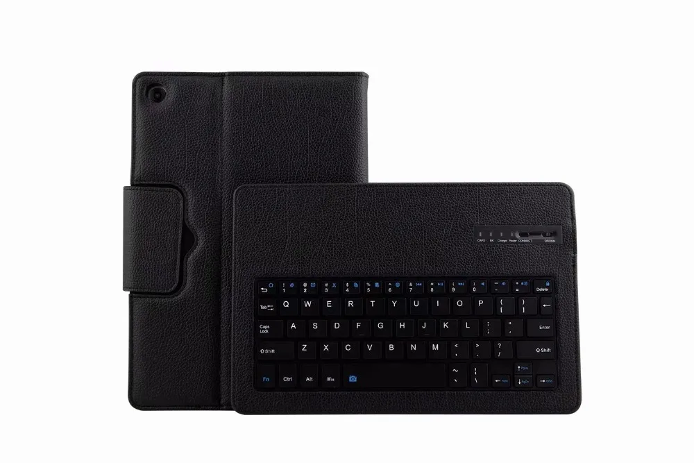 Кожаный флип-чехол с текстурой личи для Huawei MediaPad M5 10 8 дюйма + ручка со съемной