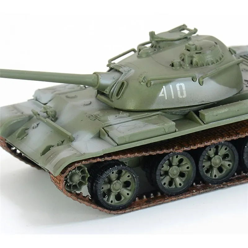 Предварительно построенный 1/72 масштаб советской T-54 боевой танк Второй мировой войны хобби Коллекционная готовая пластиковая модель