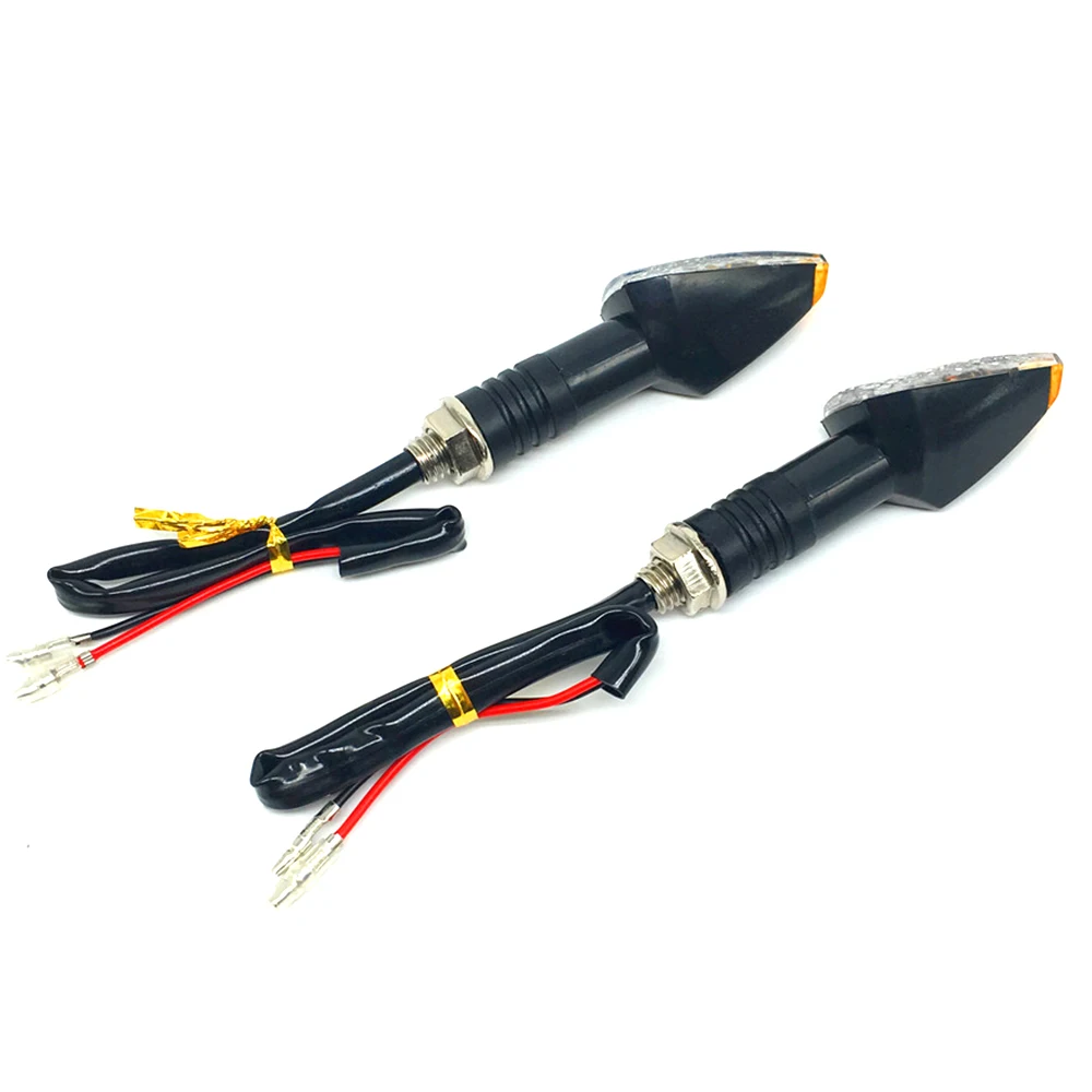 2 шт. Универсальный светодиодный индикатор поворота мотоцикла лампа указатель