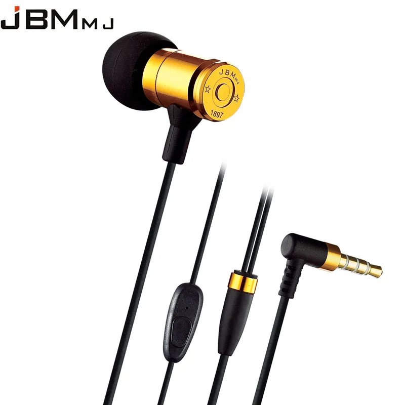 Оригинальные металлические наушники JBMmj 007 высокого качества музыкальная