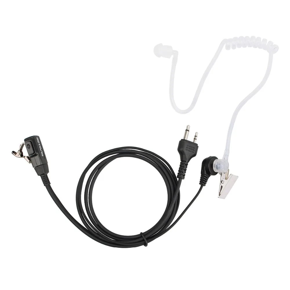 Retevis 2Pin тайная Акустическая трубка наушник PTT микрофон гарнитура для MIDLAND G6/G7/G8 GXT 450/650 LXT80/112 рация