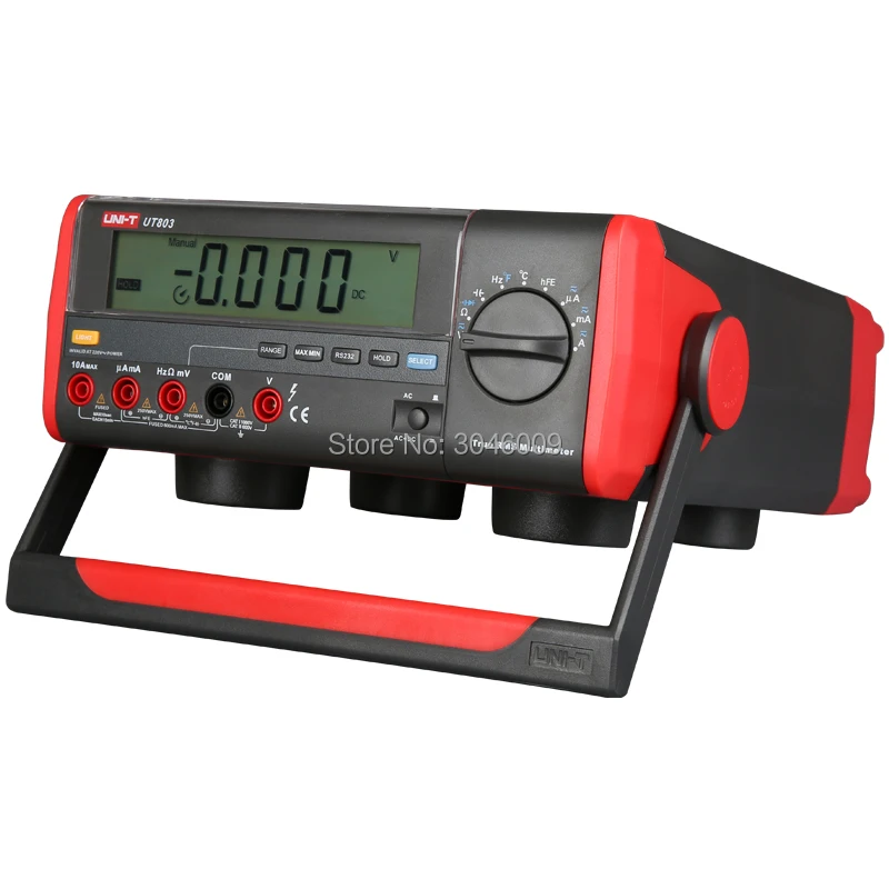 Настольный цифровой мультиметр UNI T UT803 высокоточный с функцией True RMS