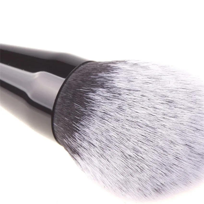 Кисти для макияжа SAIANTTH мягкие черные/белые с эффектом пламени|soft makeup brush|foundation