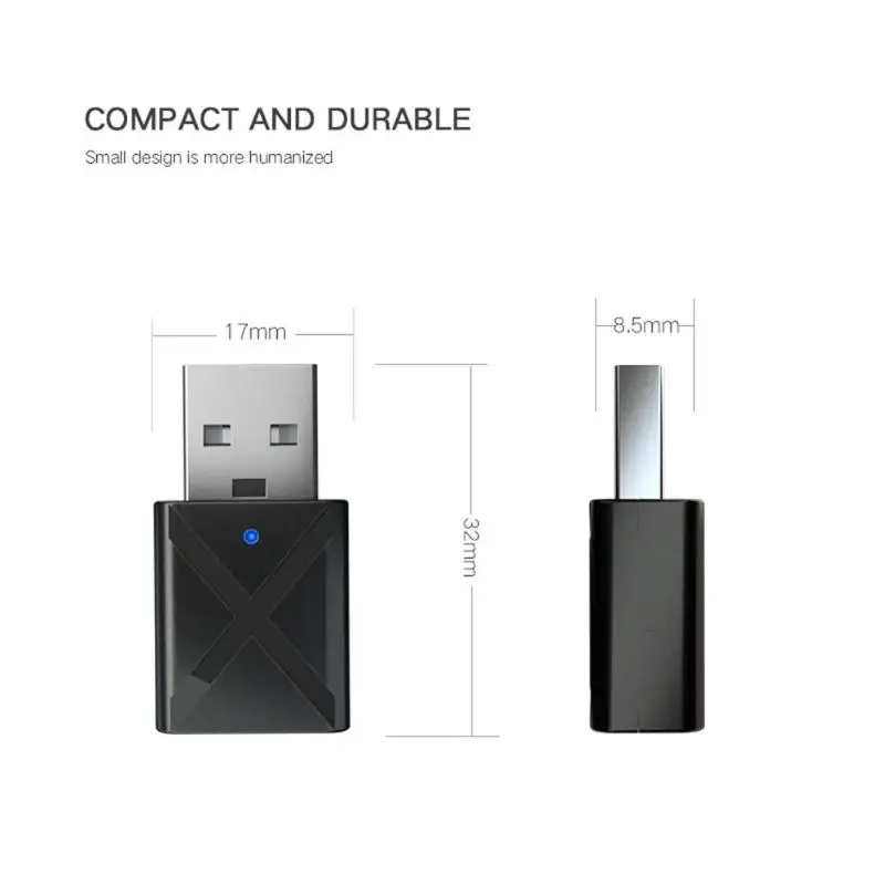 Радио кассетный плеер Bluetooth передатчик приемник Мини USB 3,5 мм AUX BT 5,0 стерео аудио Музыка беспроводной адаптер для ТВ ПК автомобиля